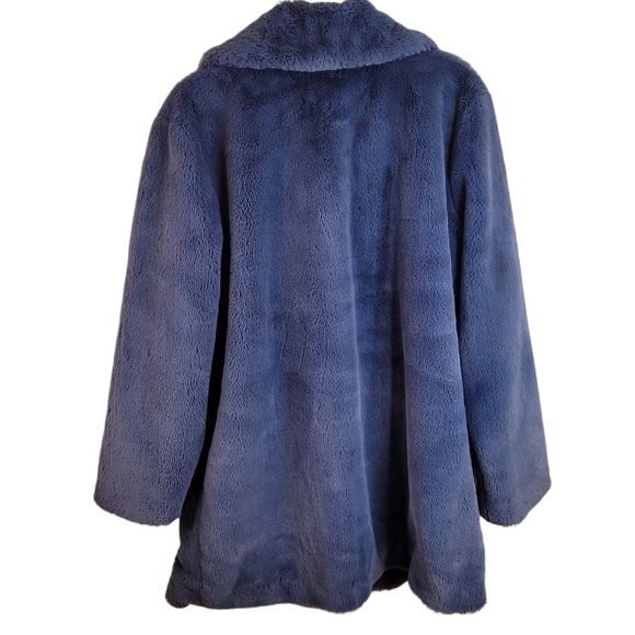 Rachel Zoe faux fur long jacket - M.      S - Picture 5 of 6